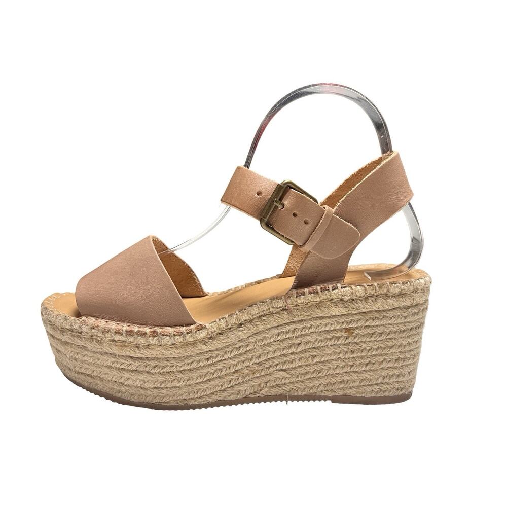 Soludos Minorca Platform Jute Woven Espadrille Wedge Heels Sandals Shoes Brown 8